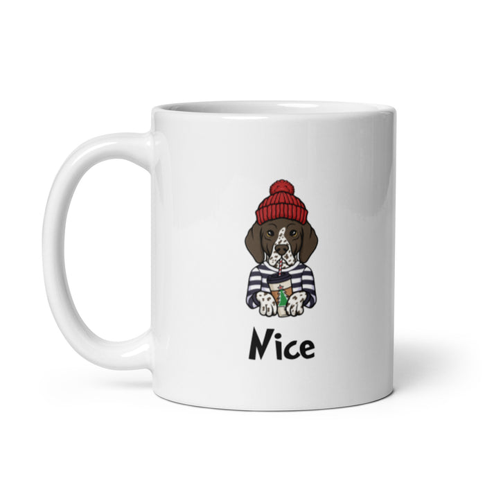 "Nice Pointer" Holiday Mug