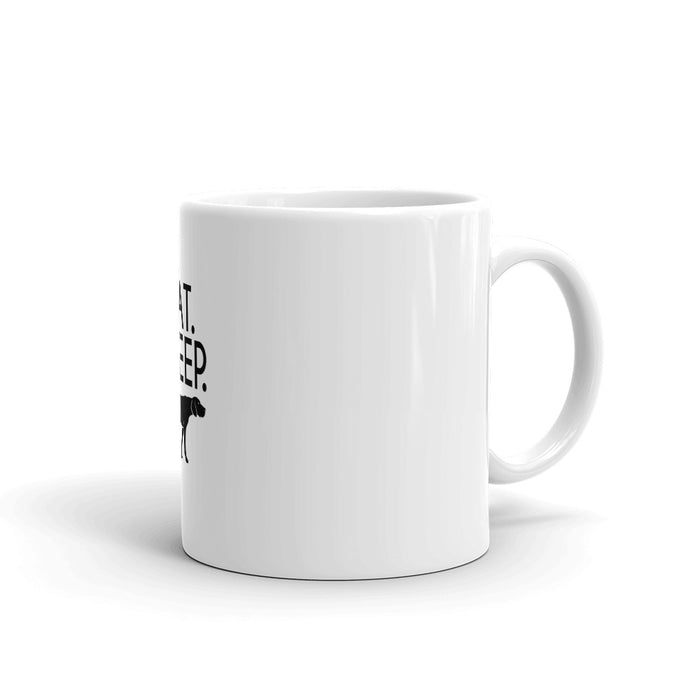"Eat, Sleep, Point" Mug