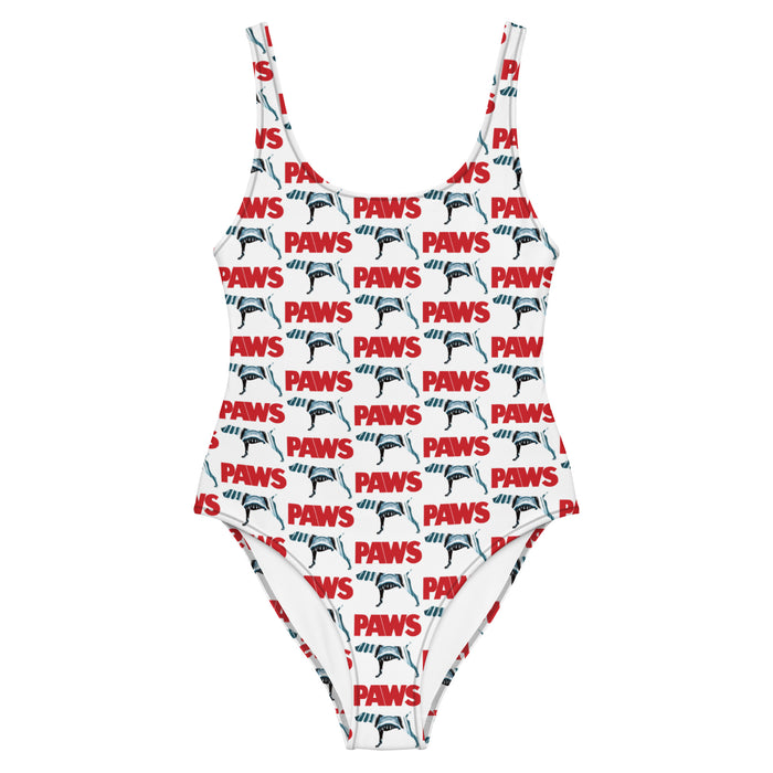 "PAWS" One-Piece Swimsuit