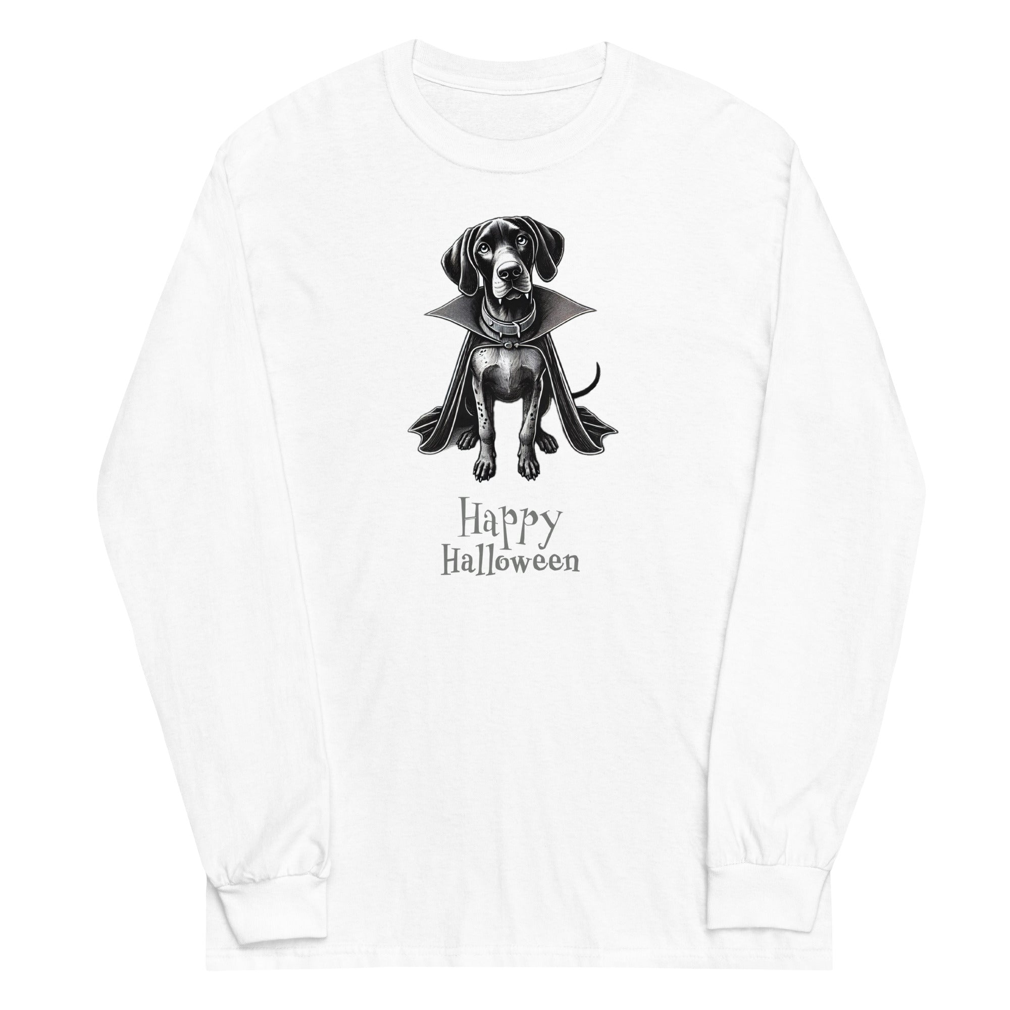 24AW【MASU】VAMPIRE LONG SLEEVE T-SHIRT Vampire Long Sleeve Shirt– German Shorthaired Pointer Coffee